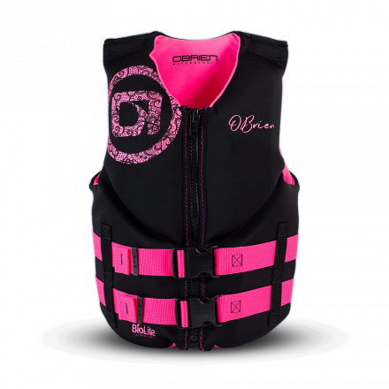 Спасательный жилет неопрен детский Obrien Junior Blk/Pink S24