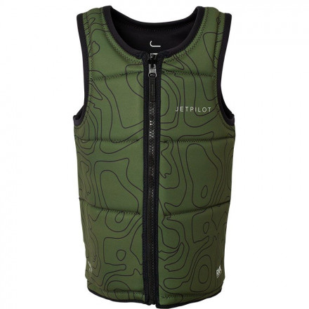 Спасательный жилет неопрен мужской Jetpilot Rival Reversible FE Neo Vest Black/Military