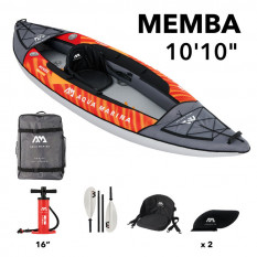 Каяк одноместный с веслом Aqua Marina Memba-330 S24