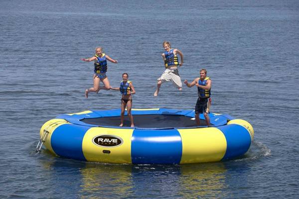 Inflatable water trampoline online