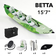 Каяк трехместный с веслами Aqua Marina Betta-475 S24 