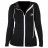 Женская гидромайка длинный рукав Jetpilot Zahra L/S Ladies Hooded Rashie black S24