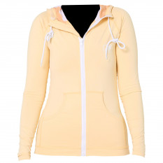 Женская гидромайка длинный рукав Jetpilot Zahra L/S Ladies Hooded Rashie yellow S24 1