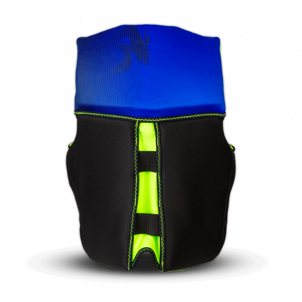 Спасательный жилет неопрен подростквый Obrien Flex V-Back Youth Blue/Lim S22